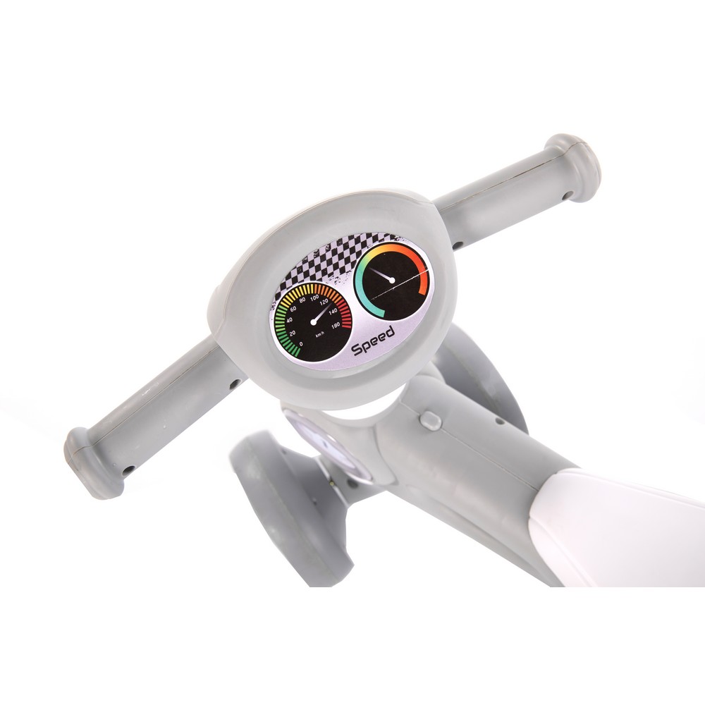 BoJungle Playtime B-Bike Jumpy cavalcabile grigio con musica