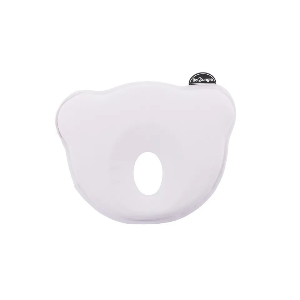 BoJungle Sleep B-Cosy cuscino neonato testa jersey bianco