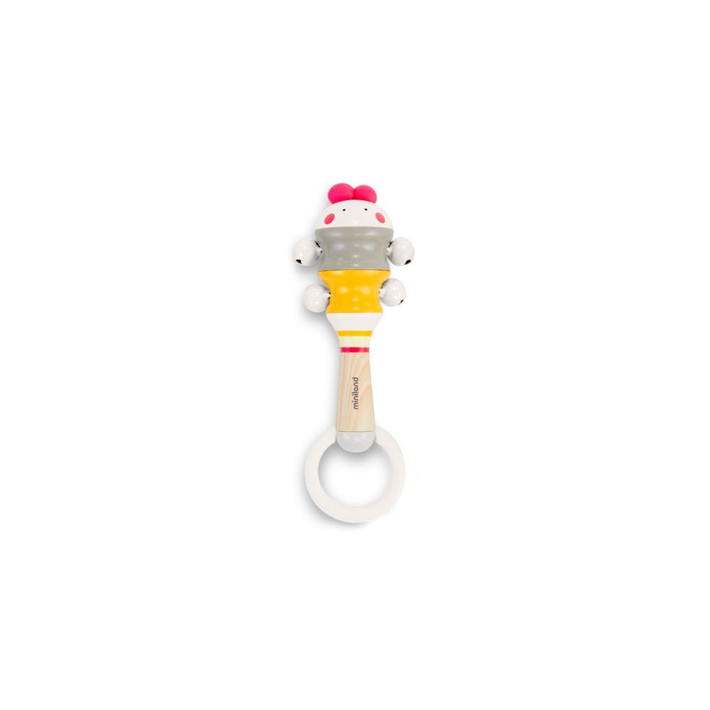 Miniland Chick Bell Sonaglio Pulcino Silicone +0 Mesi