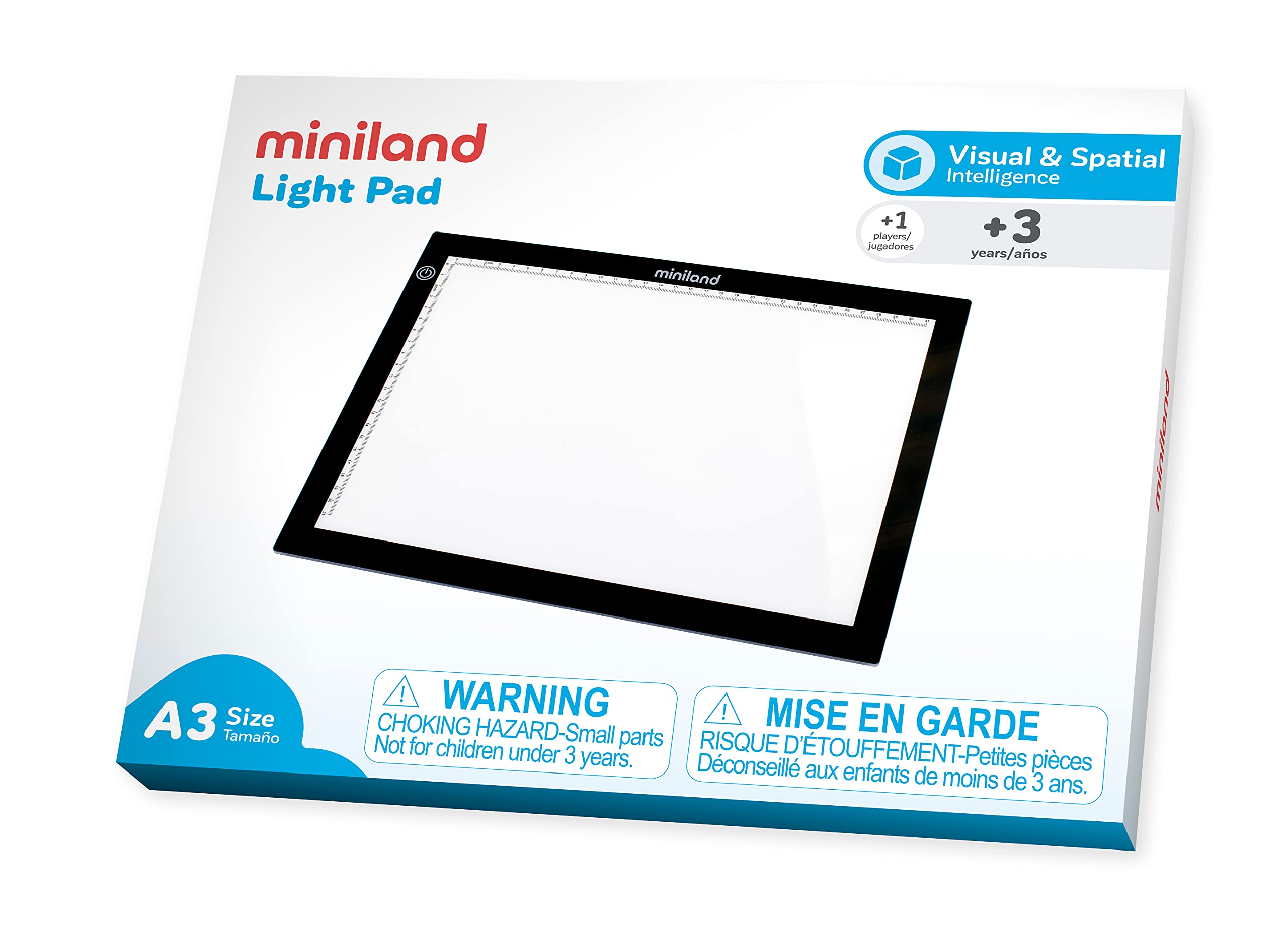 Miniland 95101 pannello luminoso A3 multicolore