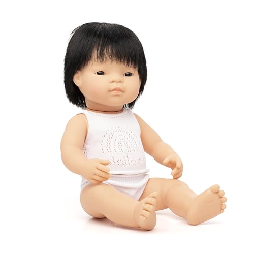Miniland Bambola Asiatica 38 cm vinile profumato vaniglia