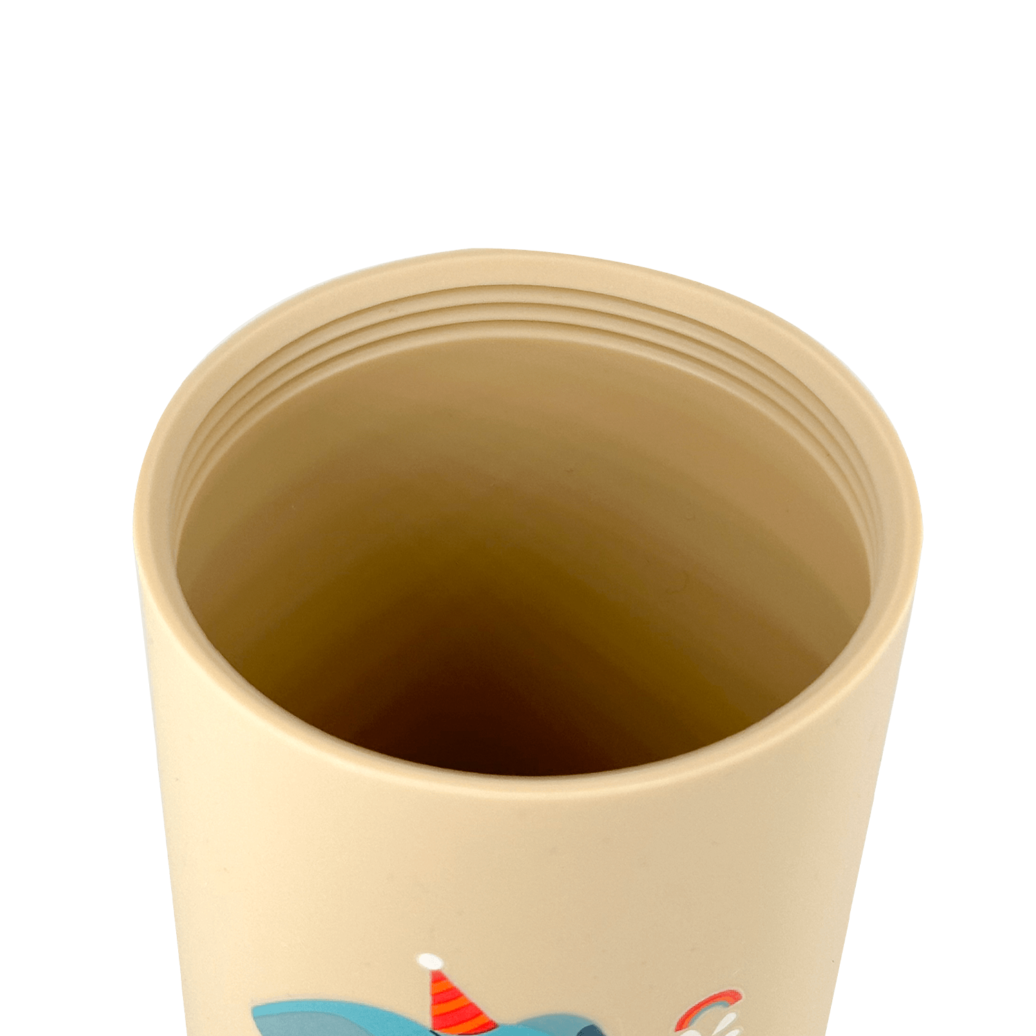 Youly Tazza cannuccia bimbi elefante crema silicone