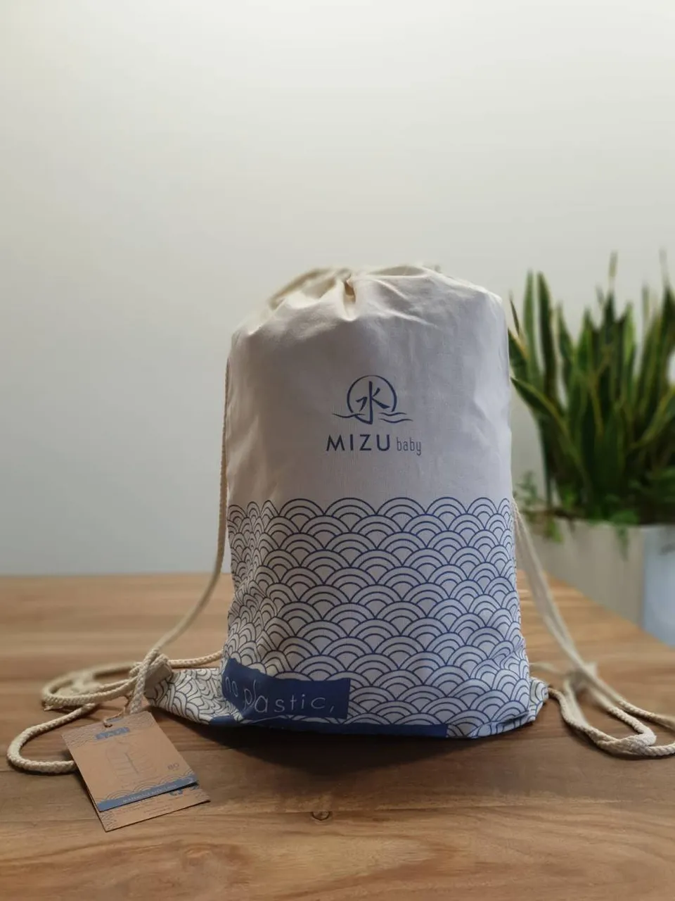 Mizu Baby Borsa Cotone Zainetto Cambio Merenda Naturale