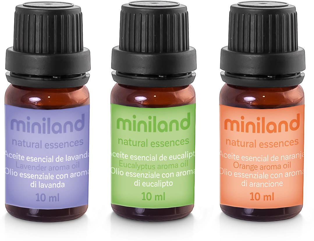 Miniland Riposo Set 3 Essenze umidificatore lavanda eucalipto arancia