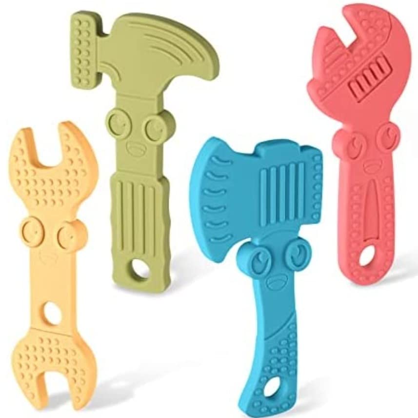 TYRY.HU Teethers massaggiagengive silicone 4 pezzi A