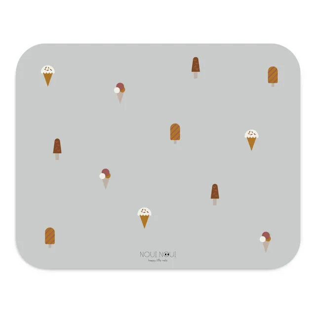 Noui Noui Floor Mats Tappetino Ice Cream Grey 120x95 cm