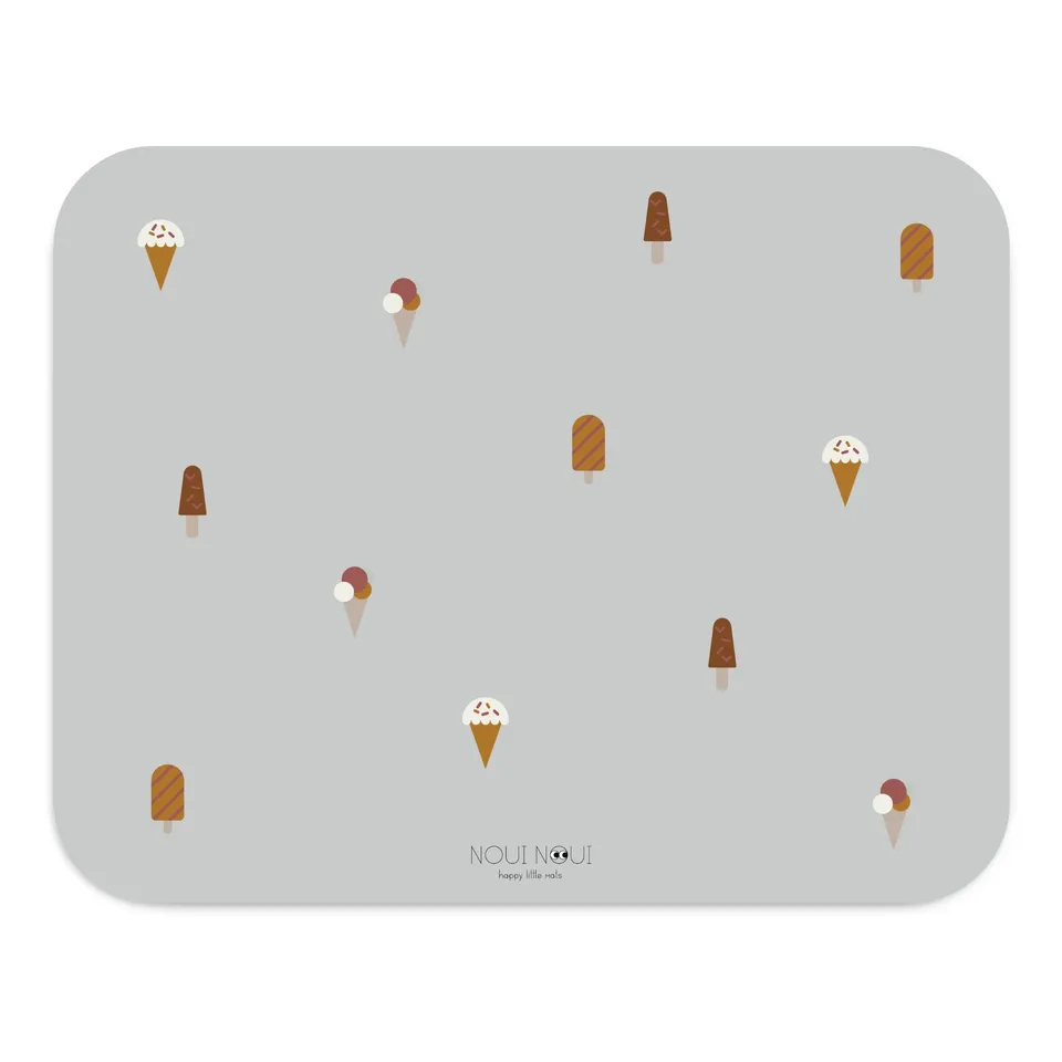 Noui Noui Floor Mats Tappetino Ice Cream Grey 120x95 cm