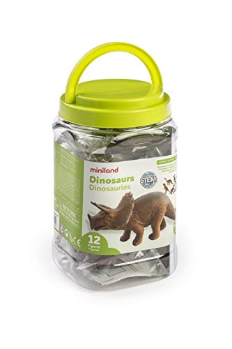 Miniland Educational 25610 dinosauri 12 figurine gioco
