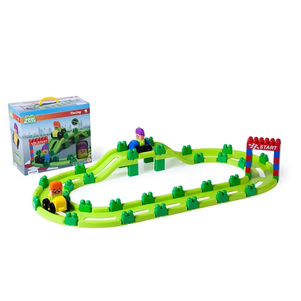 Miniland Super Blocks Racing 32345 blocchi 62 pezzi 18 mesi