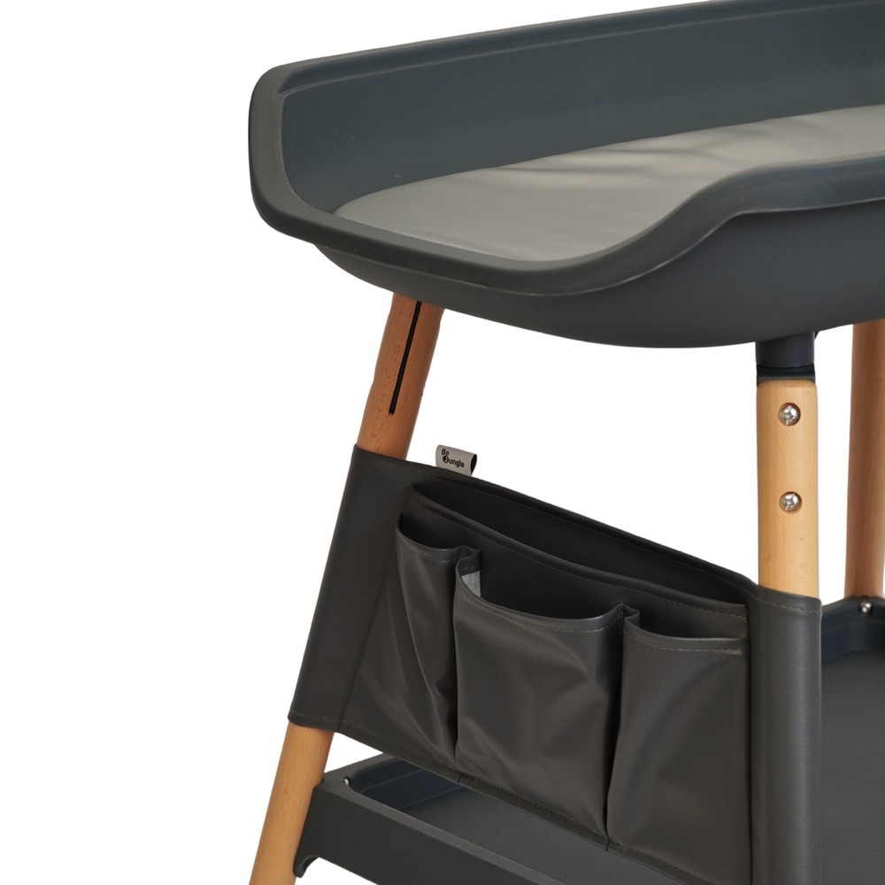 BoJungle Balneo Fasciatoio Shady Grey con Contenitore