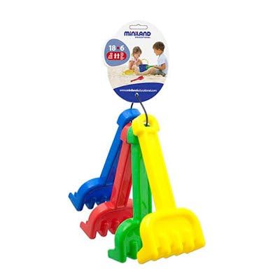 Miniland Giochi all’aperto Rastrelli Spirale Sabbia 4 pz