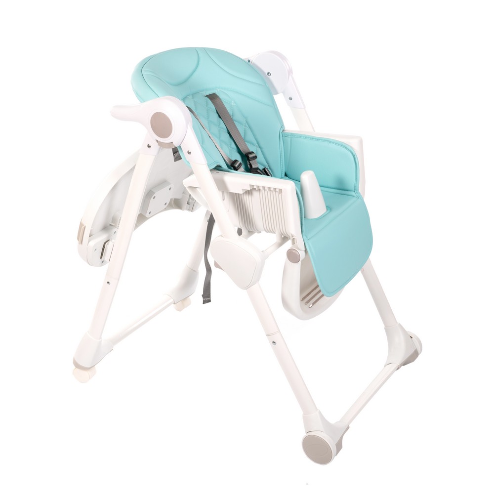 BoJungle B-Dinner Wheely Seggiolone Pappa Blu Pieghevole 5 Punti