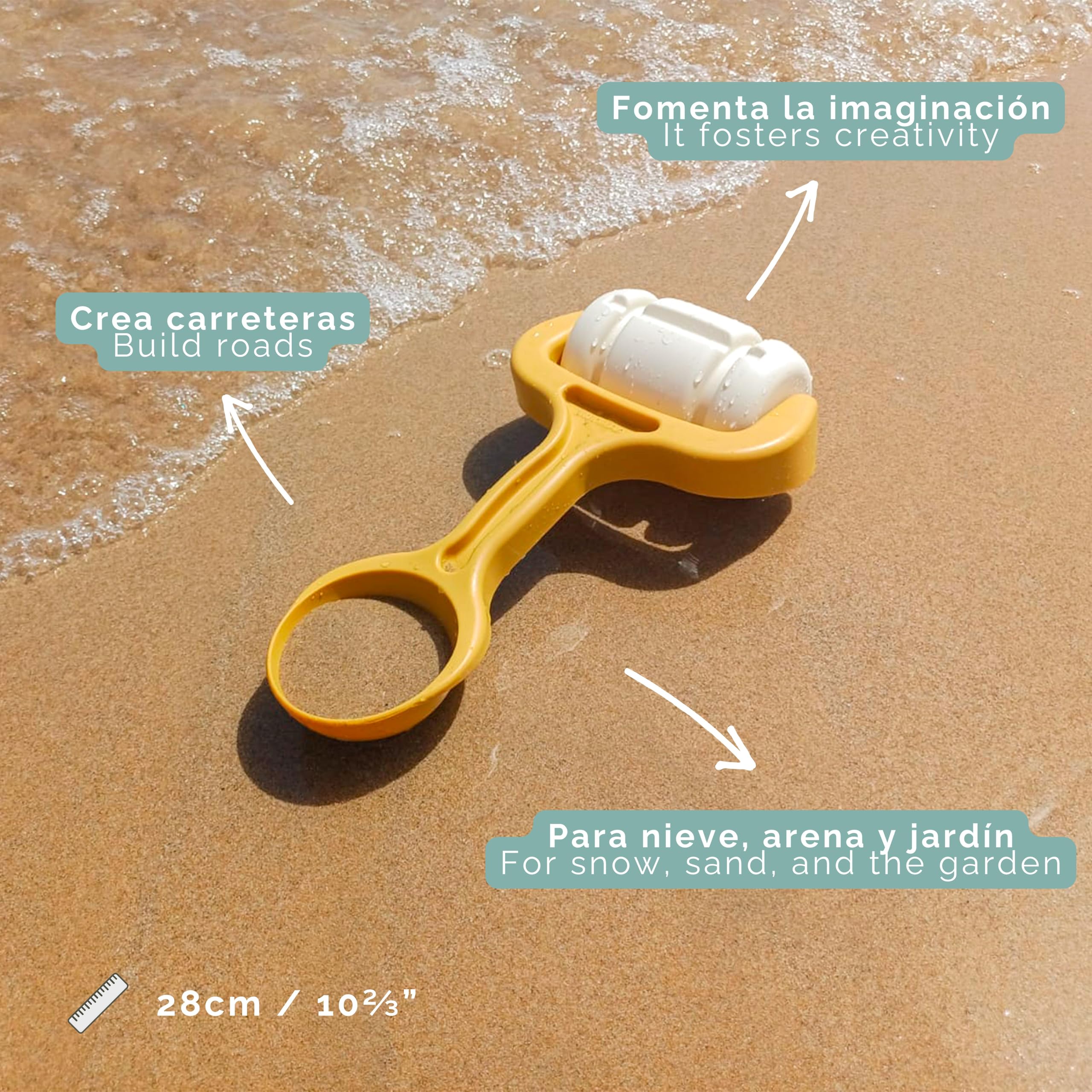 Miniland Rullo da Spiaggia Binari Treno Gioco Sabbia