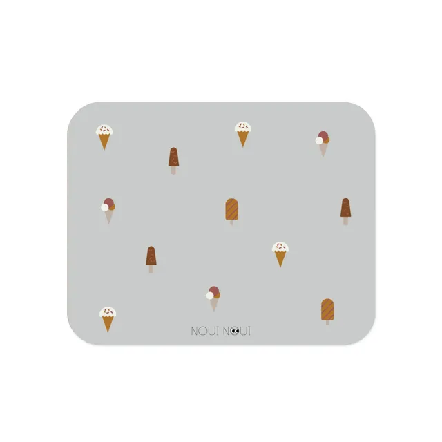 Noui Noui Placemats Tovaglietta Ice Cream Grey 43x34 cm