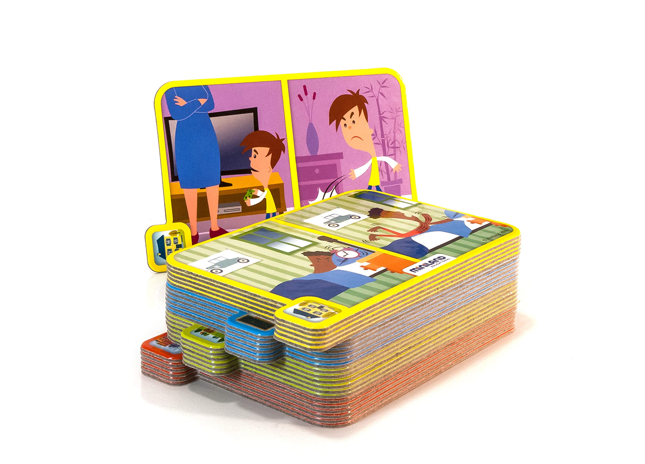 Miniland Emotions Detective gioco emozioni 24 carte 3-6 anni