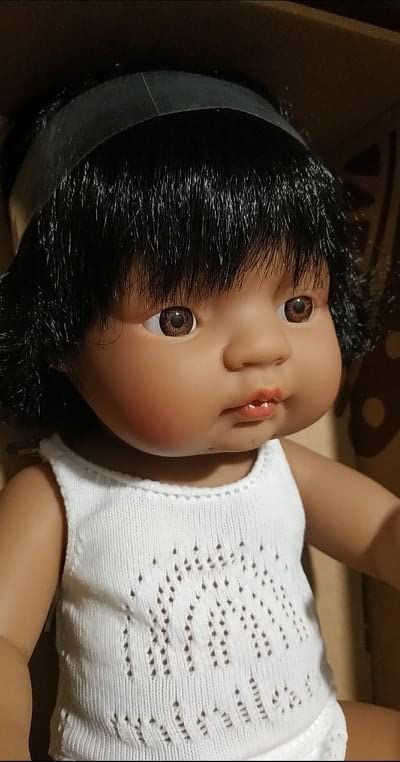 Miniland bambola ispanica 38 cm vinile scatola