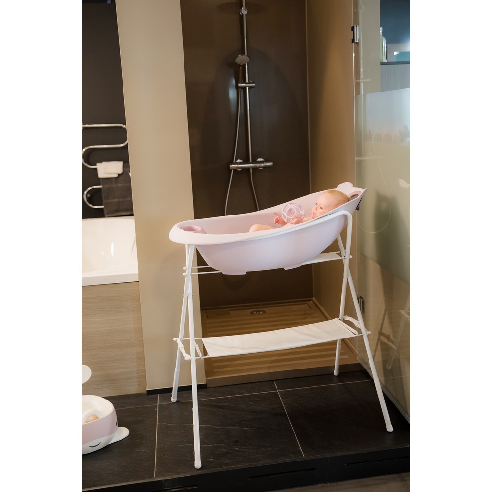 Bo Jungle Bath Bear vaschetta bagnetto Pastel Pink con riduttore
