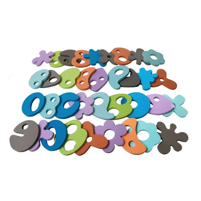 BoJungle B-Bath forme schiuma bagnetto 36 pezzi colorate