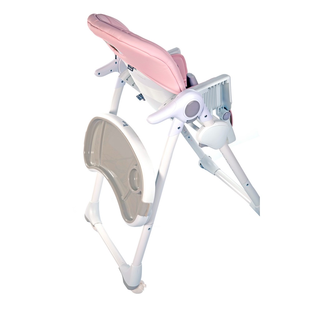 BoJungle B-Dinner Wheely seggiolone pappa rosa 7 altezze