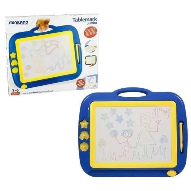 Miniland Tablemark Jumbo Tavoletta Disegno 44 cm Multicolore