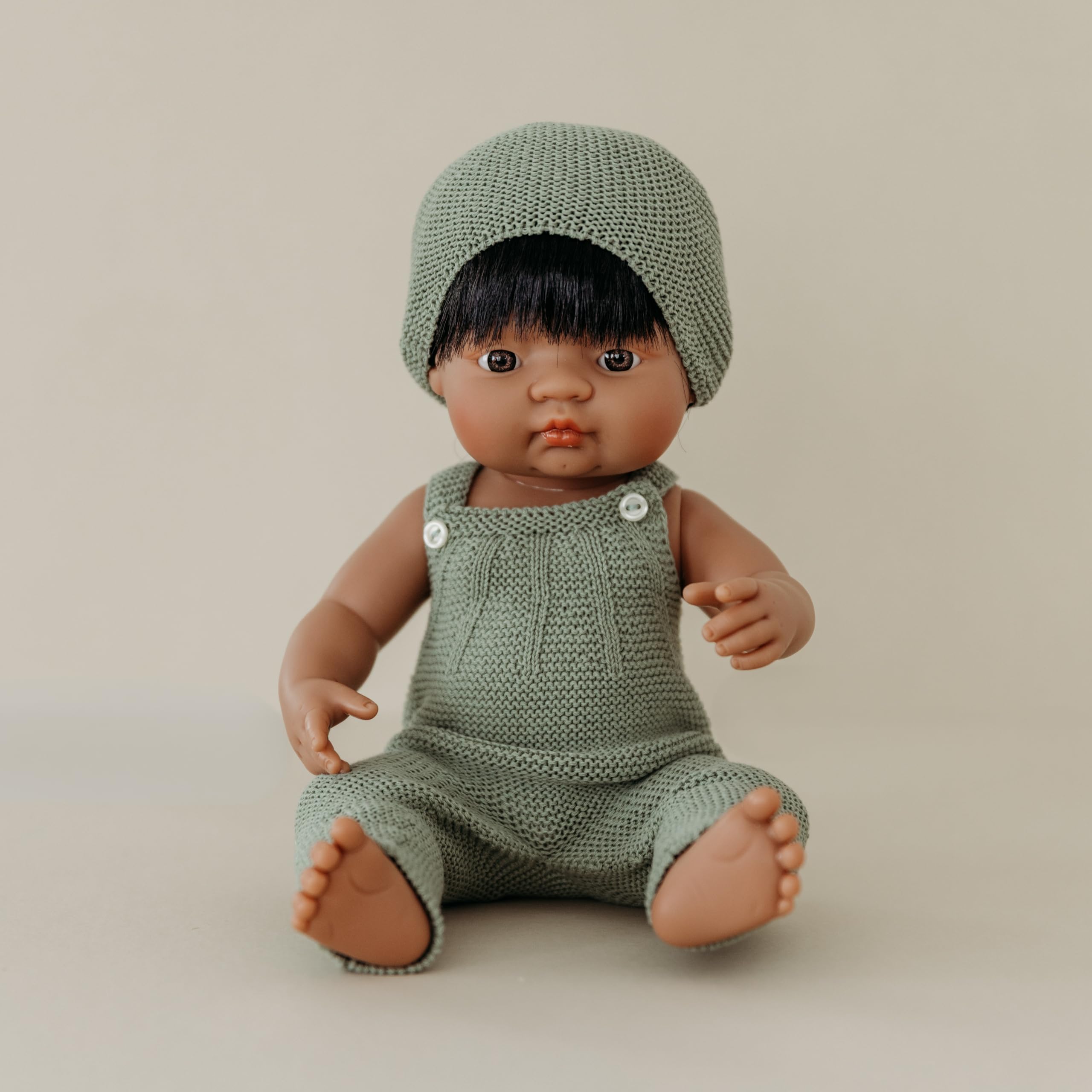 Miniland Bambole Set Vestiti Maglia Verde 38 cm