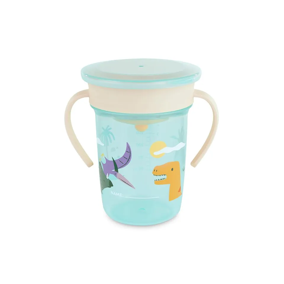 Miniland Alimentazione Tazza 360 Jurassic 270 ml con Manici