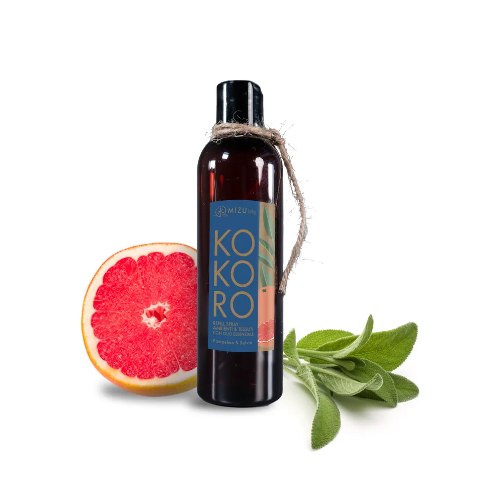 Mizu Baby Kokoro refill spray Pompelmo-Salvia 250 ml