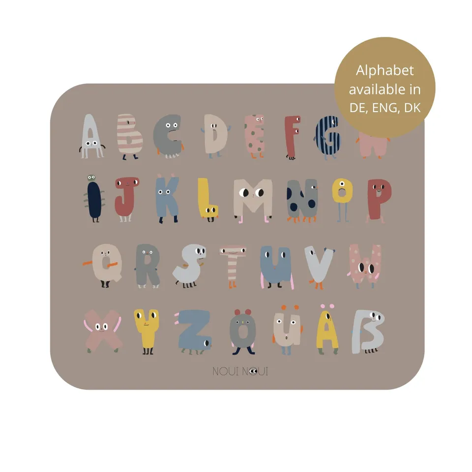 Noui Noui XL Placemats tovaglietta XL ABC 55x45