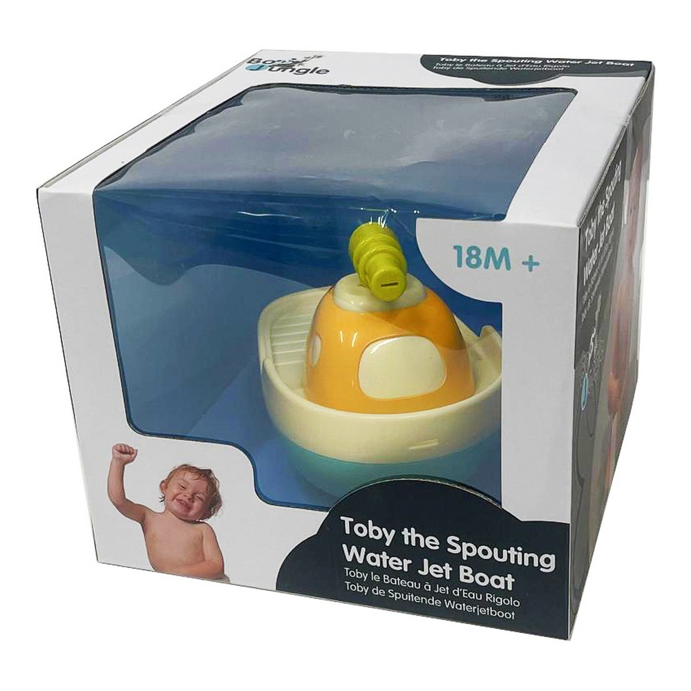 BoJungle Toby barca giocattolo bagnetto spruzzi 360°