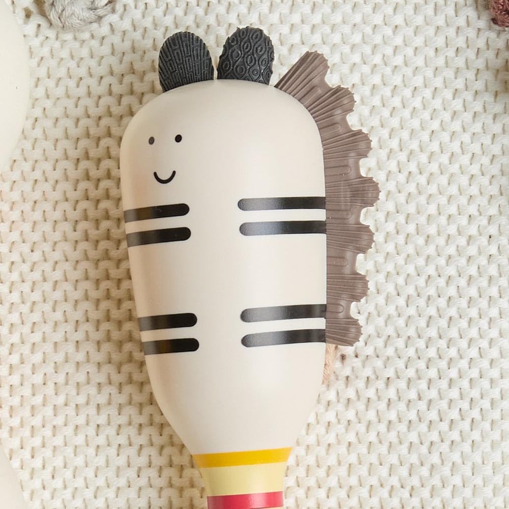 Miniland Baby Zebra Rattle sonaglio silicone alimentare