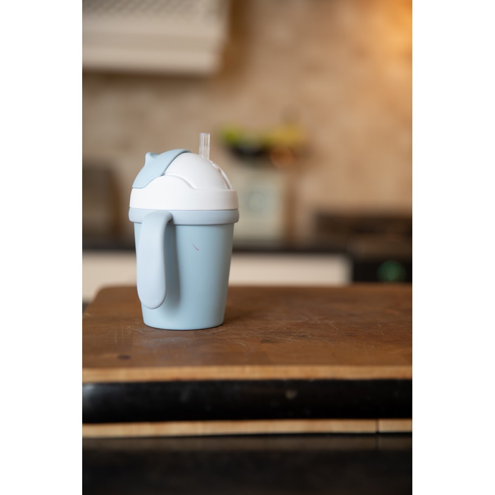 BoJungle Tazza Bambini CPLA Blu Ecologica Lavabile