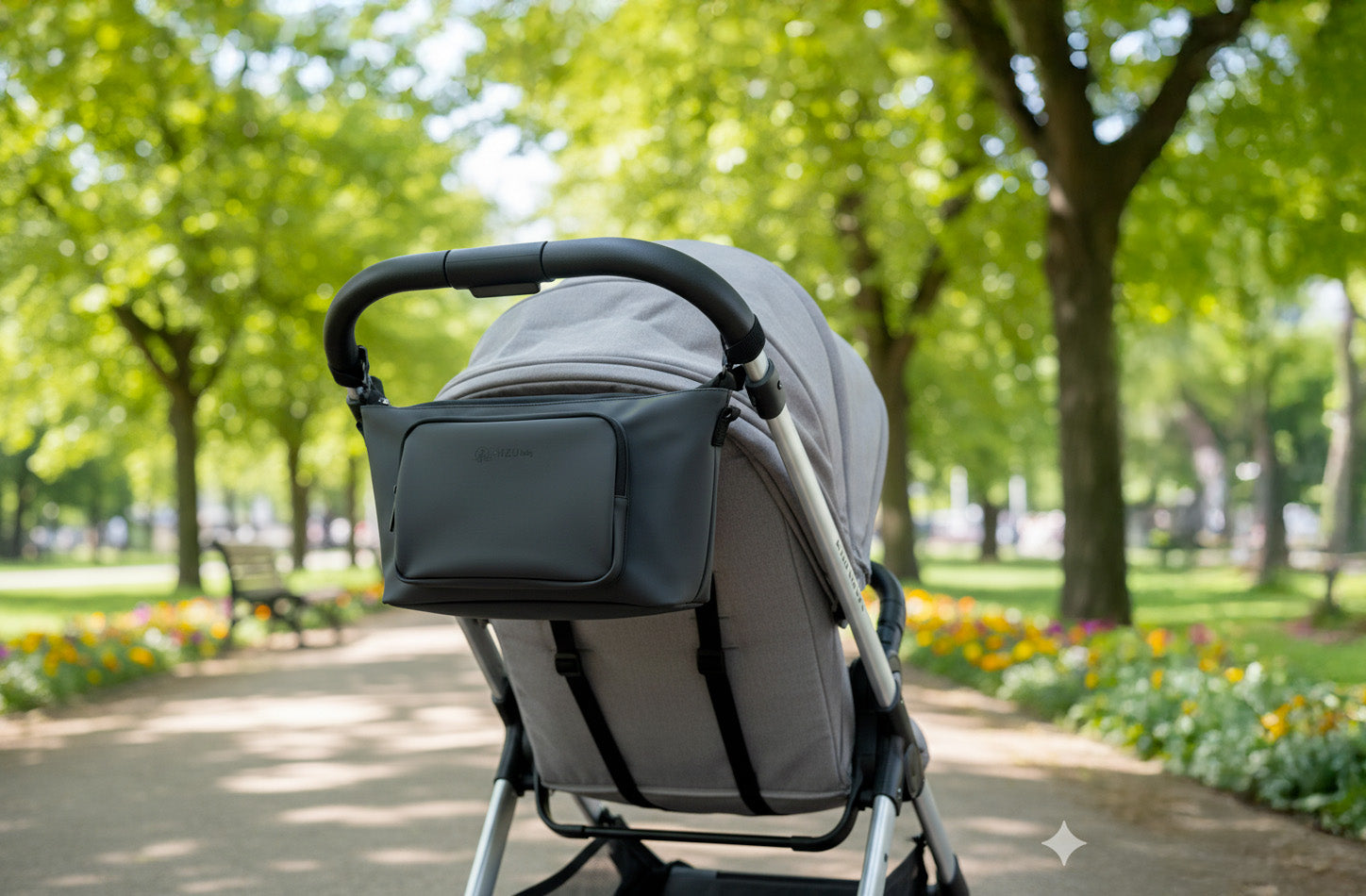 Mizu Baby Horei organizer passeggino termico ebano