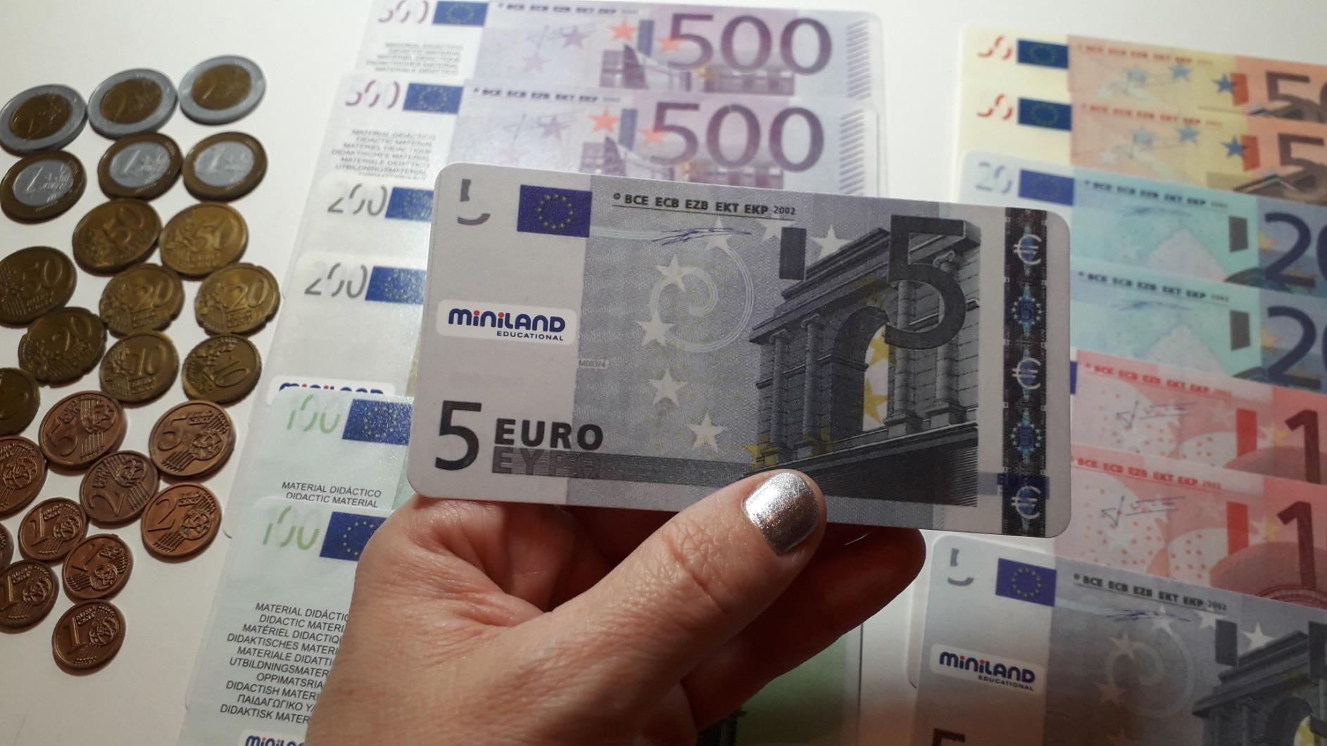 Miniland Euro Shopping gioco da tavolo 5-9 anni