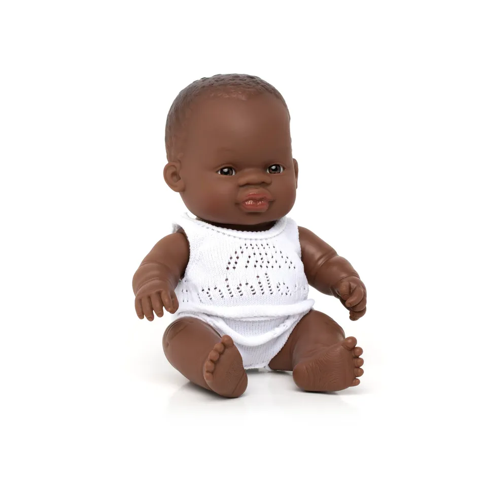 Miniland Bambole bambola 21 cm vinile femmina Africana