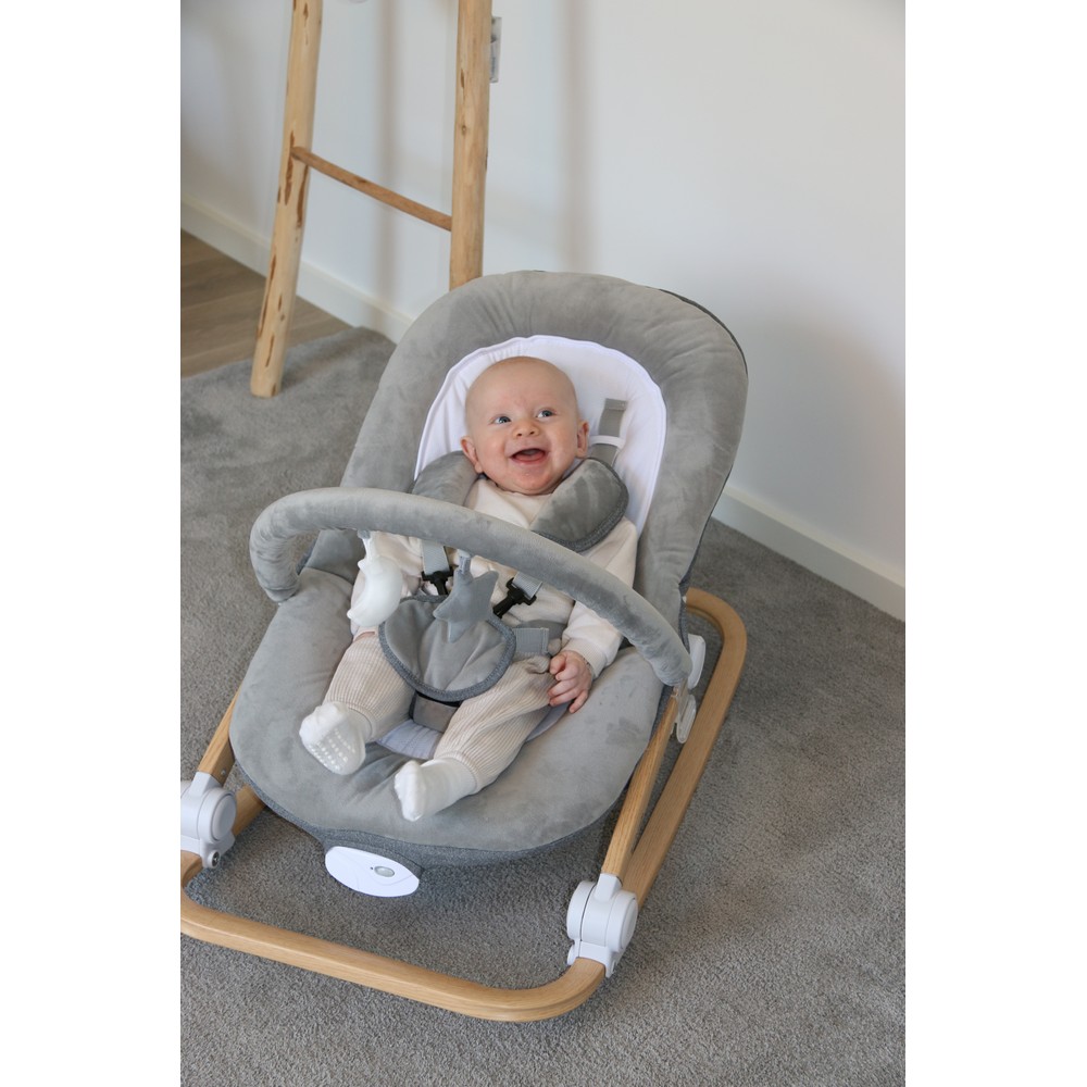 BoJungle B-Rocker Pure White sdraietta neonato bianco 18 kg vibrazione