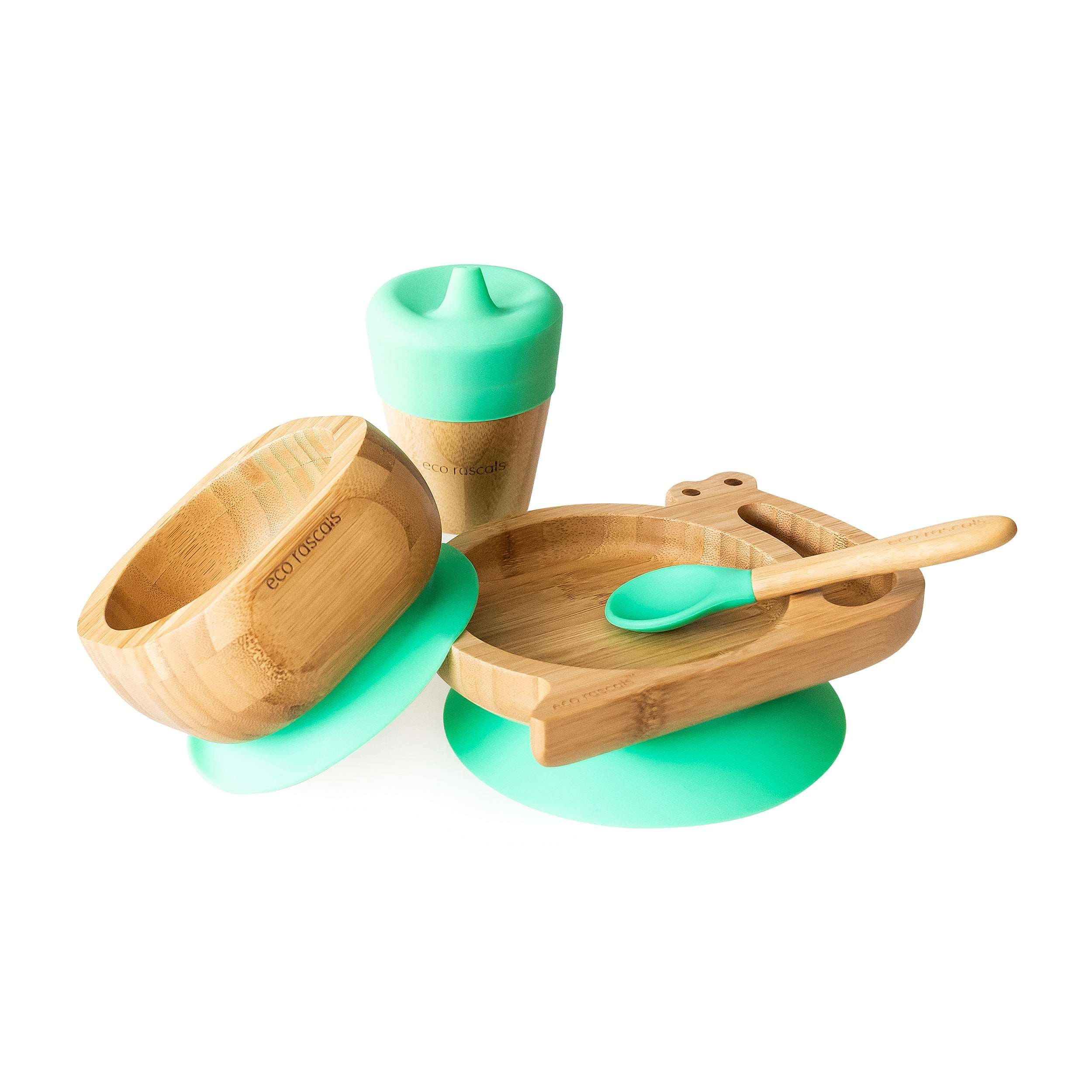 Eco Rascals Bundles set pappa lumaca bamboo blu