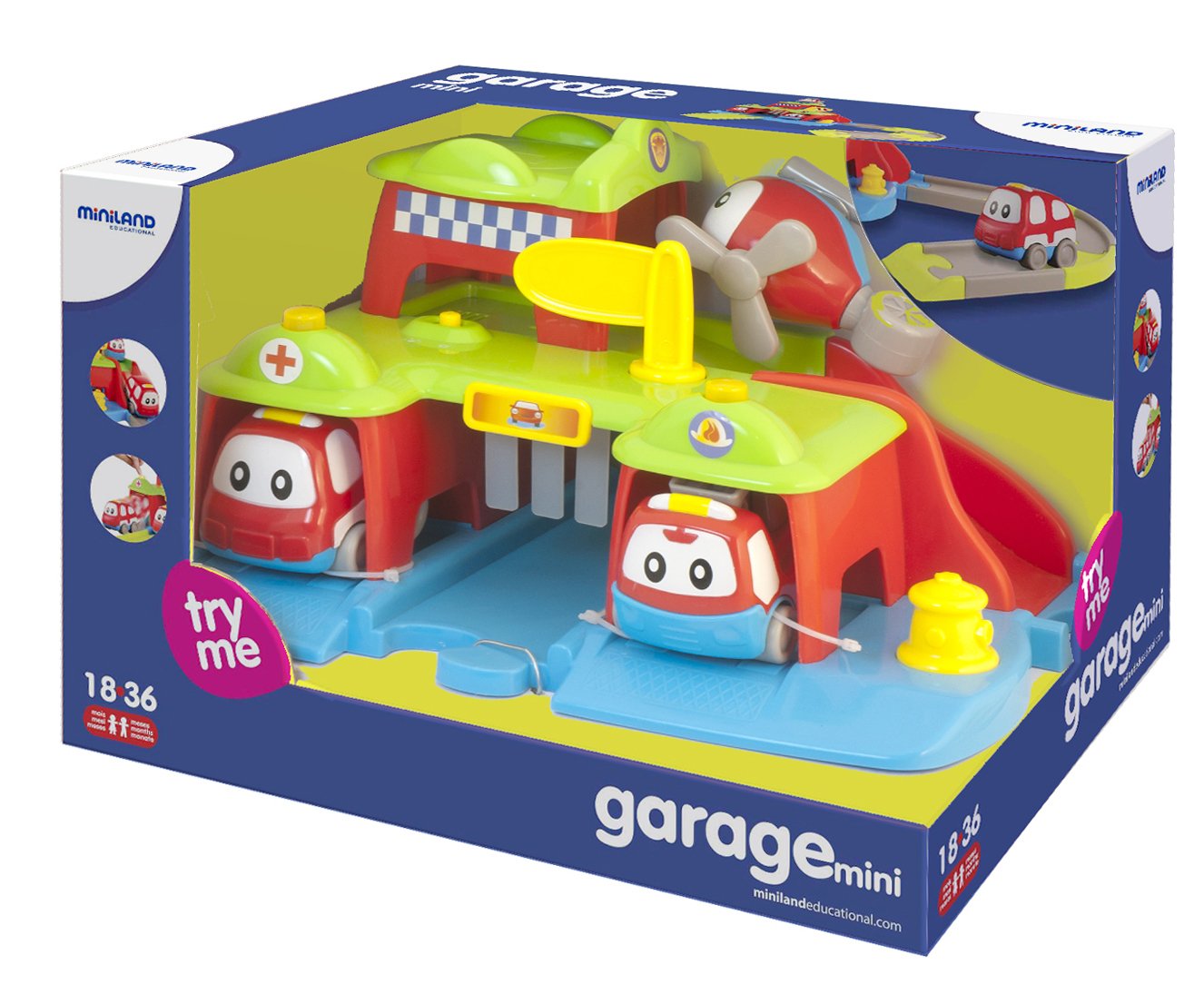 Miniland Il Mio Primo Garage 97268 Luci Suoni 48 cm