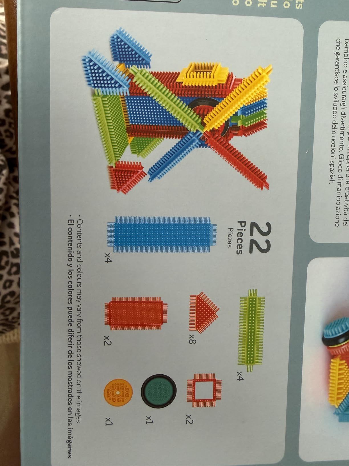 Miniland Pegy Bricks Windy Mill costruzioni mulino 22 pezzi