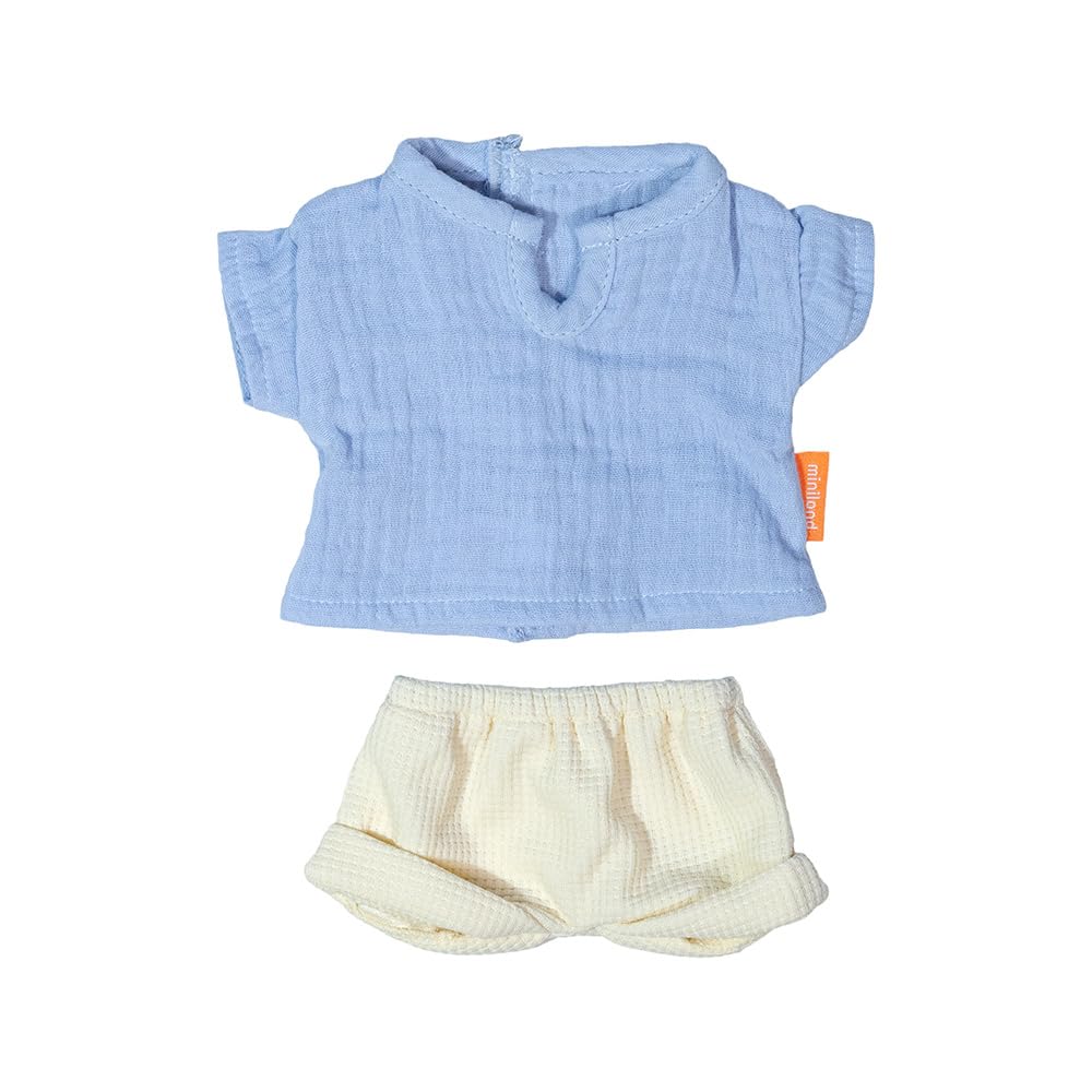 Miniland Vestiti bambola 32 cm maglietta e pantaloni estate