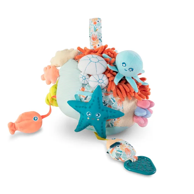 Miniland Sensorial Reef Peluche Sensoriale Neonati Sonaglio