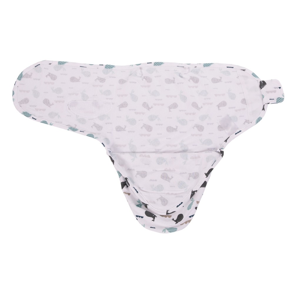 BoJungle Sleep B-Wrap Ocean Whales fascia cotone Small