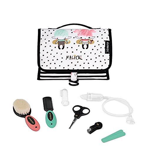 Miniland Baby Bagno Carekit Magical kit igiene neonato viaggio