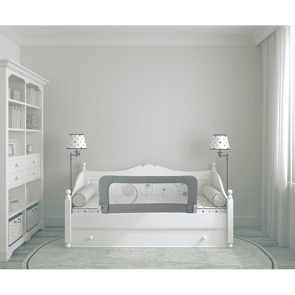 BoJungle Bedrail sponda letto grigia 120x50 cm