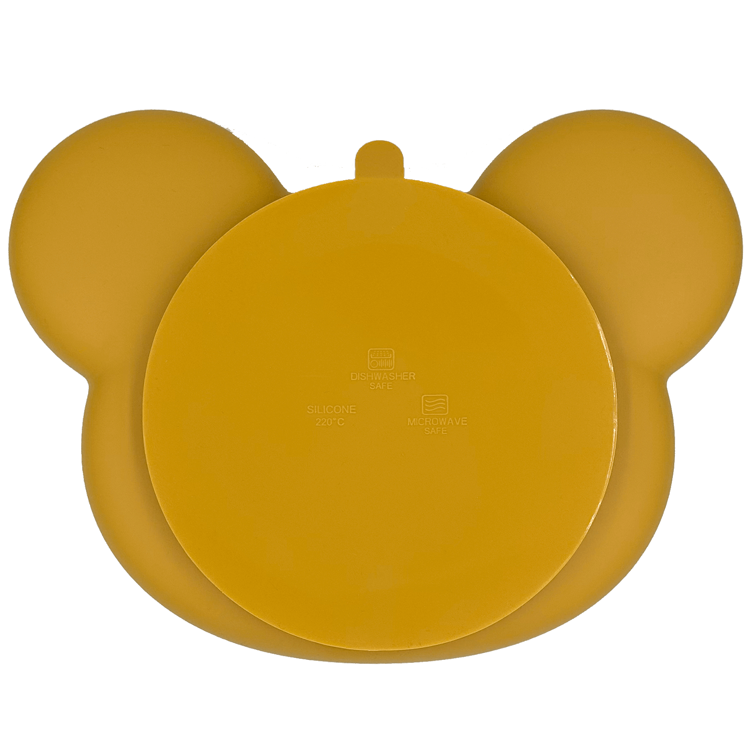 Youly Beer piatto orso giallo ocra ventosa silicone