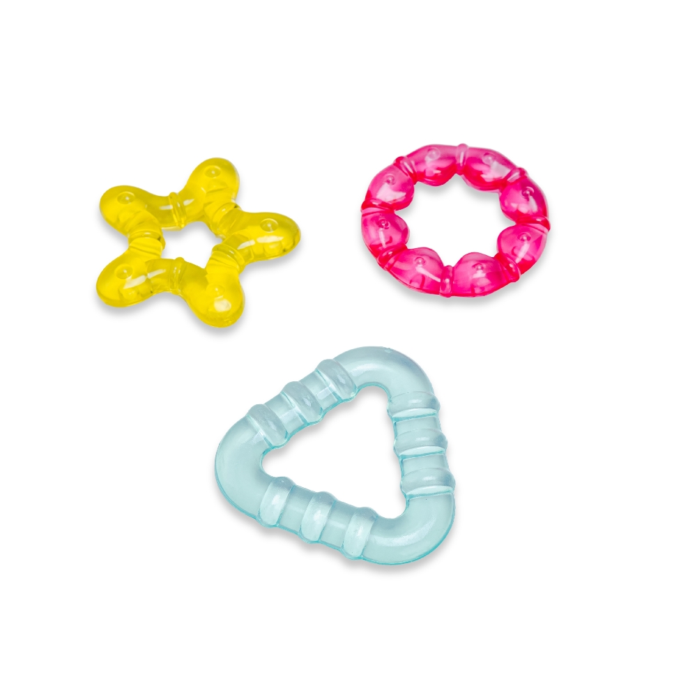 BoJungle Playtime Water Teether massaggiagengive 3 pz forme refrigerante