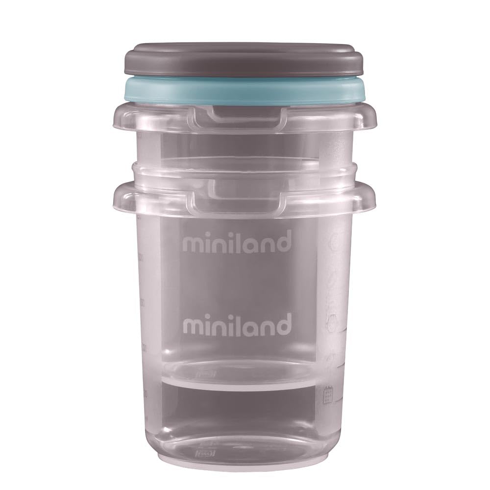 Miniland Alimentazione Hermisized Terra contenitori pappa 6 pezzi