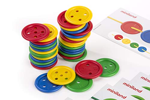 Miniland Activity Buttons 31791 gioco bottoni braille 40 pezzi