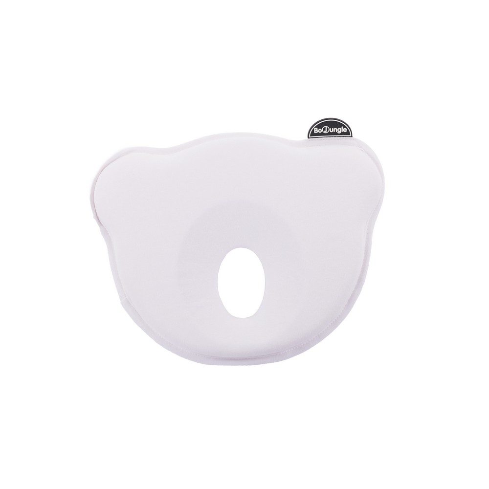 BoJungle Sleep B-Cosy cuscino neonato testa jersey bianco
