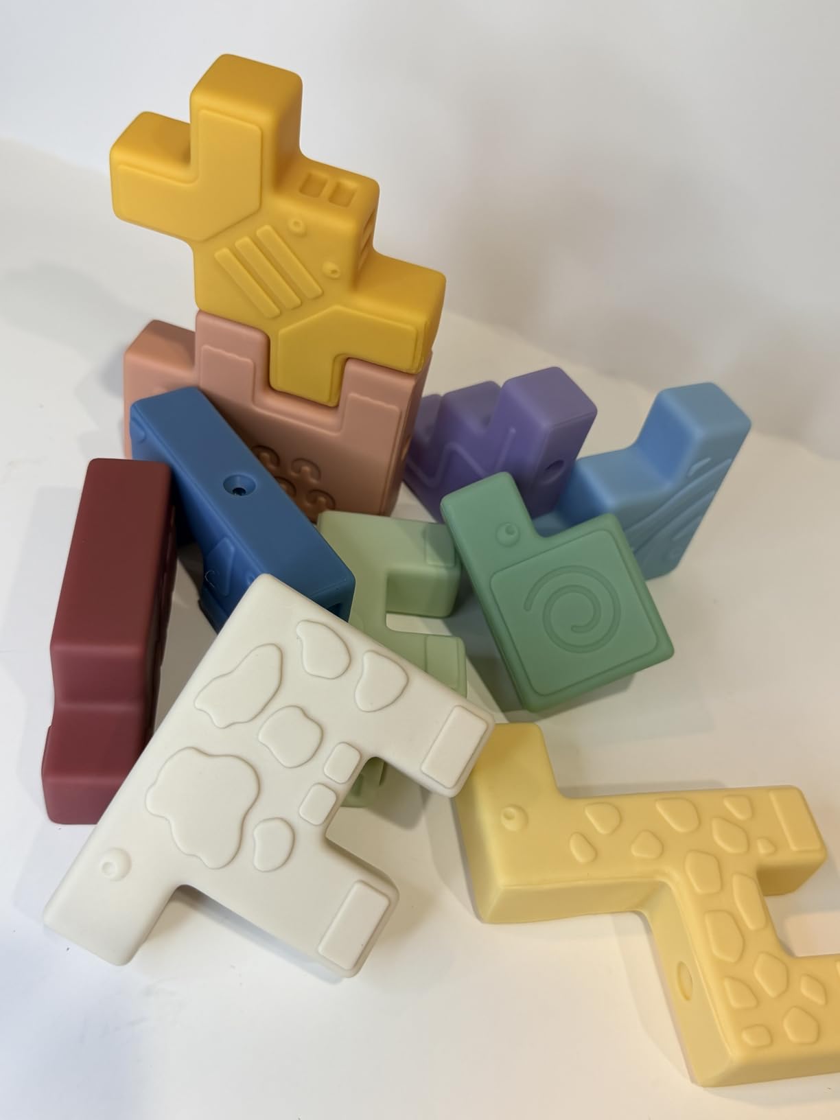 Miniland Soft Animal Blocks puzzle morbido animali 10 pezzi
