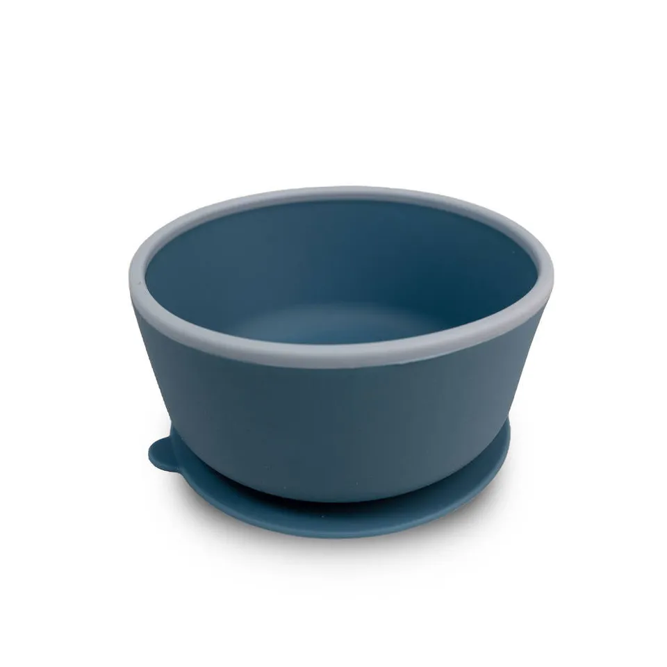 Mizu Baby Taiki Ciotola Silicone Ventosa Blu Svezzamento